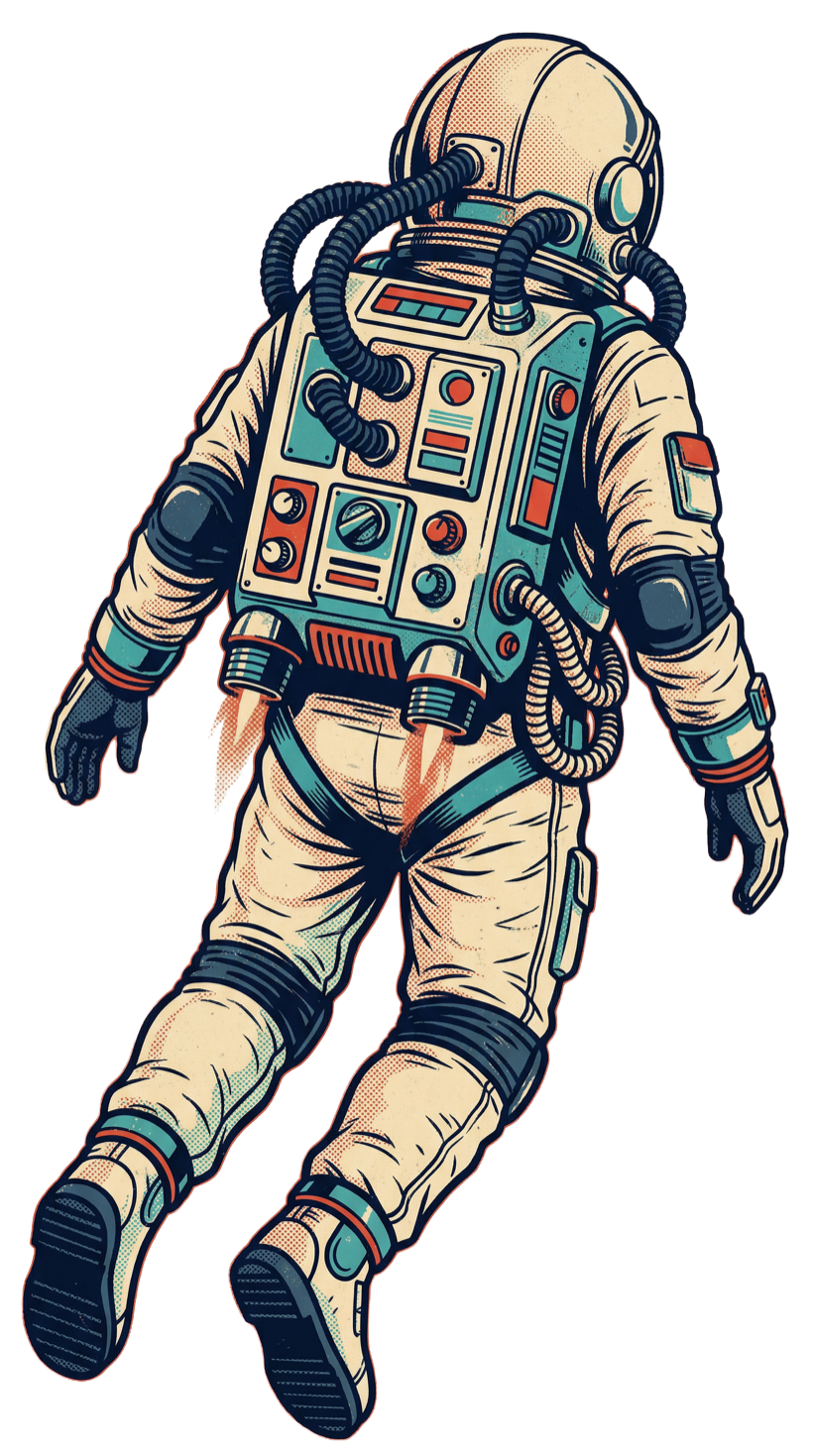 Astronaute Kwartet flottant